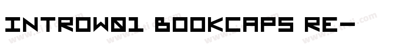 IntroW01 BookCaps Re字体转换